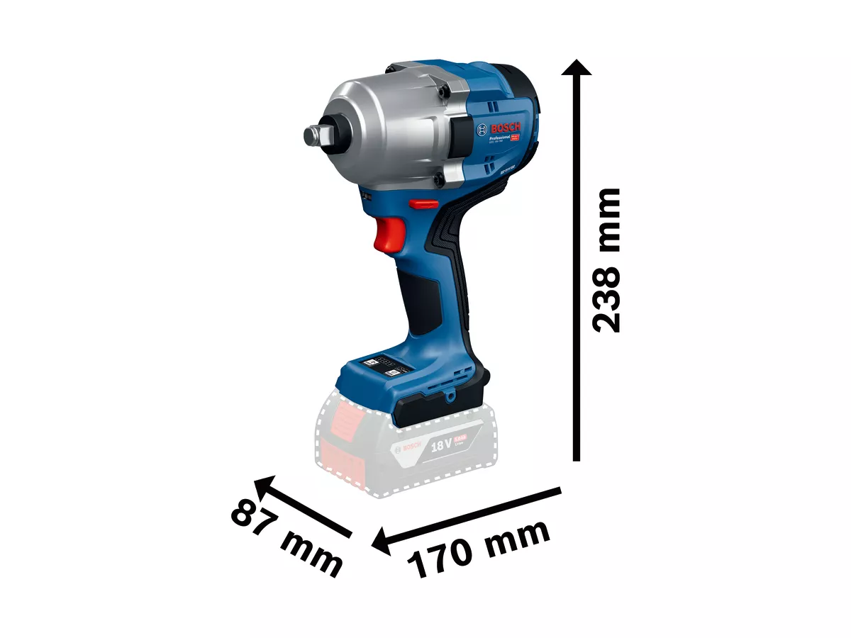 Boulonneuse à choc GDS 18V-780 Bosch solo + L-Boxx